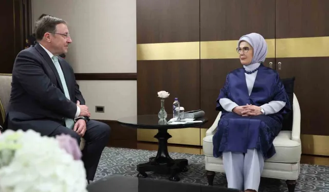 Emine Erdoğan, BM Kalkınma Programı İcra Direktörü Steiner ile görüştü