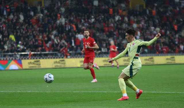 UEFA Uluslar Ligi: Türkiye: 0 - Galler: 0 (İlk yarı)