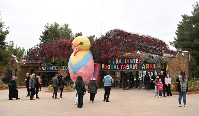 Gaziantep Doğal Yaşam Parkı ara tatilde 175 bin kişiyi ağırladı