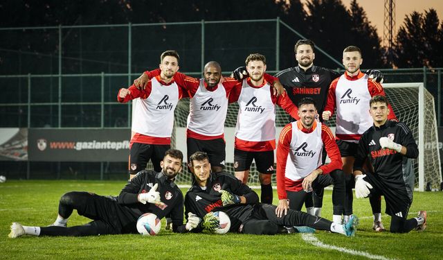 Gaziantep FK, Başakşehir maçının hazırlıklarına devam etti