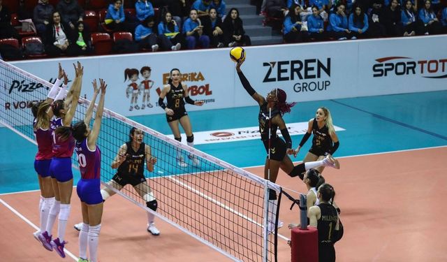 Merinos Voleybol Ankaragücü karşısında zorlanmadı