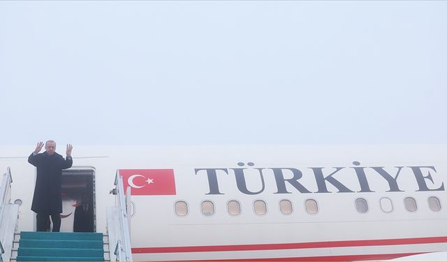 Cumhurbaşkanı Erdoğan, Mısır'ın başkenti Kahire'ye gitti