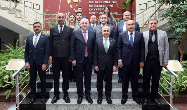 Sermet Atay’dan GAÜN Rektörü Doğan’a Hayırlı Olsun Ziyareti