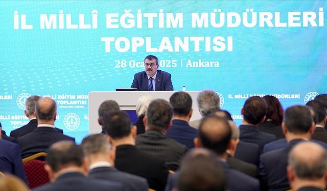 Bakan Tekin, 81 İl Milli Eğitim Müdürleriyle Toplantı Yaptı