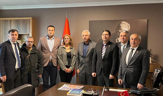 EMEP Genel Başkanı Seyit Aslan Anadolu Basın Birliği'ni Ziyaret Etti “Gaziantep işçisi hakkını arıyor”