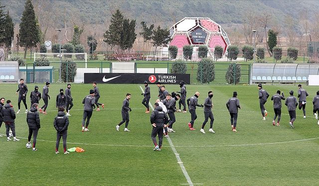 A Milli Futbol Takımı, Macaristan maçının hazırlıklarını tamamladı