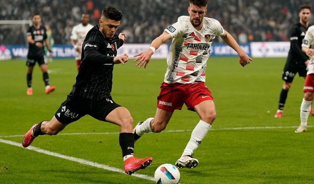 Beşiktaş: 1 - Gaziantep FK: 0 (İlk yarı)