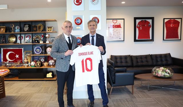 İsviçre Futbol Federasyonu Başkanı Blanc’tan Hacıosmanoğlu’na ziyaret