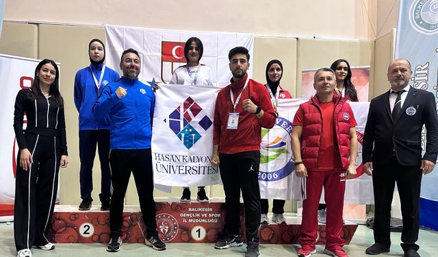 HKÜ öğrencisi Türkiye şampiyonu oldu
