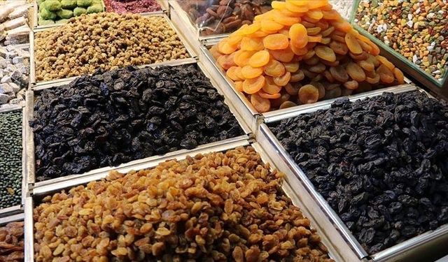 Gaziantep'te kuru meyve ihracatı ilk çeyrekte arttı