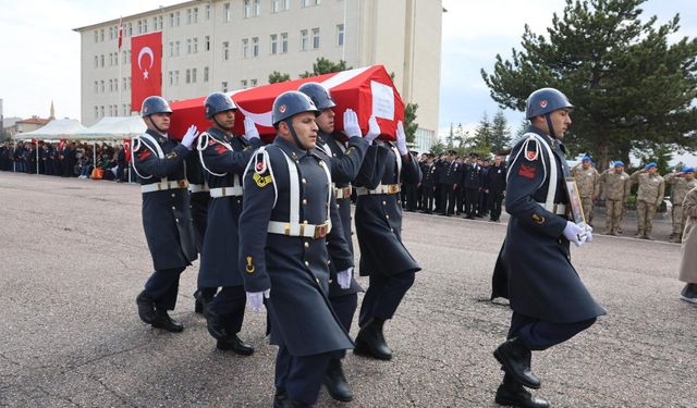 Nevşehir’de şehit olan Astsubay Gaziantep’e uğurlandı