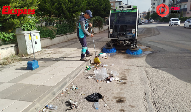 Şahinbey Belediyesi temizlik ekipleri 7/24 görev başında!