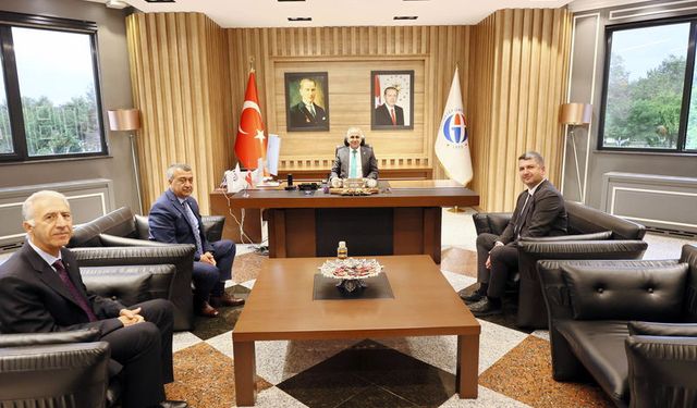 İhracatçı Birliklerinden GAÜN Rektörü Doğan’a ziyaret