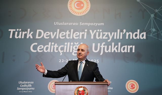 TBMM Başkanı Kurtulmuş, "Uluslararası Ceditçilik Sempozyumu"nda konuştu