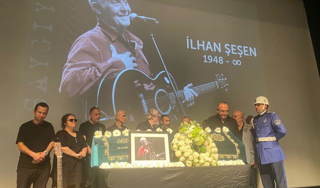 Usta sanatçı İlhan Şeşen'e veda töreni düzenlendi