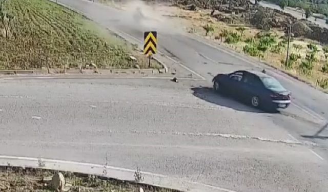 Gaziantep'te kırmızı ışık ihlali kazaya neden oldu!