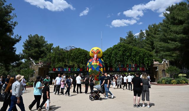 Gaziantep Doğal Yaşam Parkı, bayramda ziyaretçi rekoru!