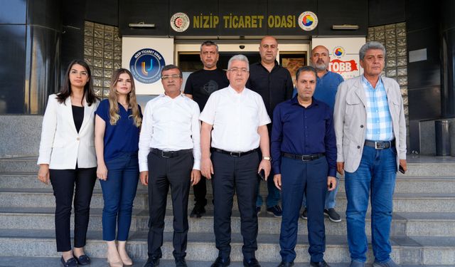 Nizip Vergi Dairesi’nden NTO’ya nezaket ziyareti