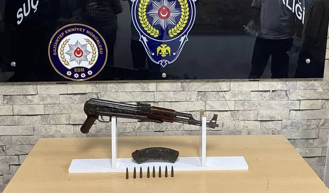 Gaziantep'te silah kaçakçılığı operasyonu: 2 gözaltı