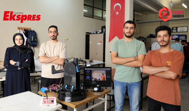 GAÜN öğrencilerinden savunma sistemiyle TEKNOFEST hazırlığı