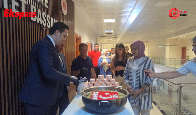 İslahiye Cumhuriyet Başsavcısından aşure ikramı