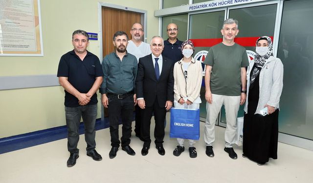 GAÜN Çocuk Hastanesinde başarılı kemik iliği nakli gerçekleştirildi