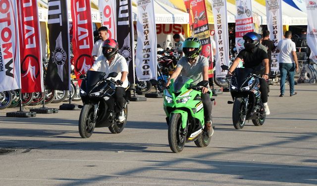 Motosiklet tutkunları Gaziantep'te Motofest'te buluştu