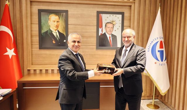 Prof. Dr. Burhan Köroğlu’ndan GAÜN rektörüne ziyaret