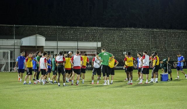Gaziantep FK, Gençlerbirliği maçının hazırlıklarını sürdürdü