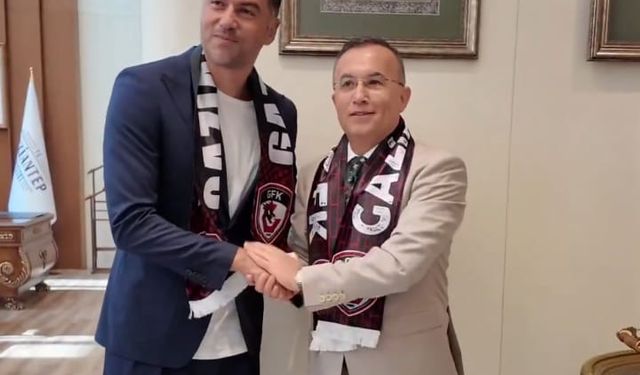 Gaziantep FK Yönetimi ve Burak Yılmaz’dan Vali Çeber’e Ziyaret
