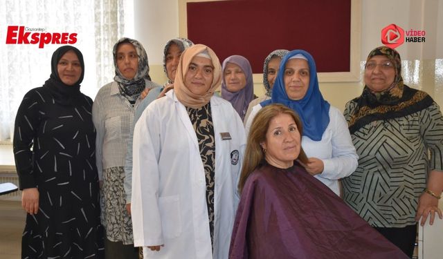 Gaziantep'te kadınlar kurslara yoğun ilgi gösteriyor