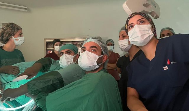 Gaziantep Kadın Doğum Kliniği’nde iz bırakmayan cerrahi dönemi