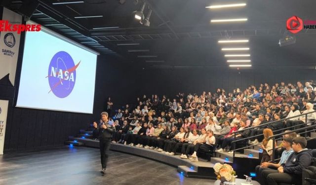 Astronot Tuva Cihangir Atasever Gaziantep'te öğrencilerle buluştu