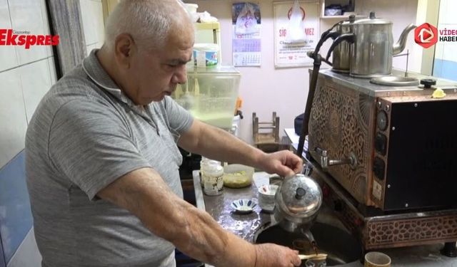 Gaziantep'in yarım asırlık çaycısı
