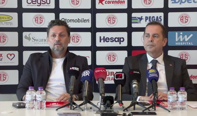 Antalyaspor, teknik direktör Erol Bulut ile sözleşme imzaladı
