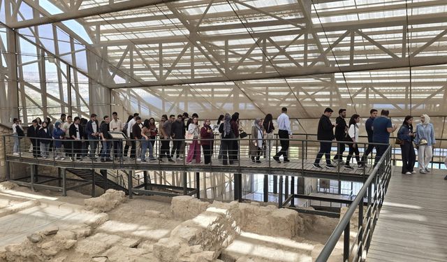 Öğrencileri Zeugma Antik Kentini ziyaret etti