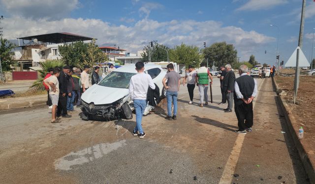 Gaziantep - Hatay yolunda feci kaza: 1 yaralı