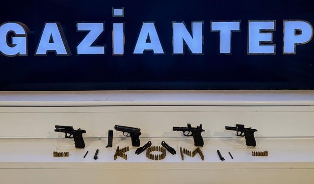 Gaziantep'te silah kaçakçılığı operasyonu: 2 tutuklama