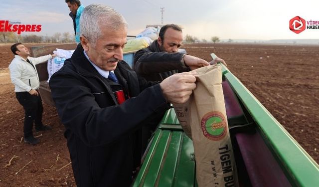 Tahmazoğlu’ndan üreticiye destek