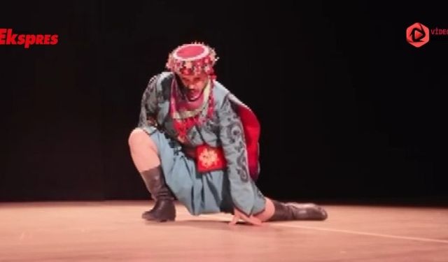 Dansçı sahnenin ortasında yere düştü
