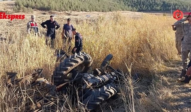 Gaziantep’te feci traktör kazası: Sürücü hayatını kaybetti