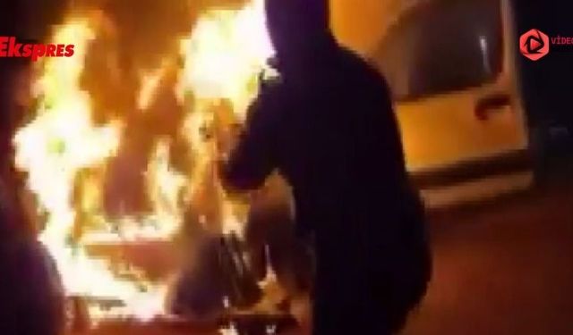 Yanan araca müdahale etti: Bakan Tunç tebrik etti