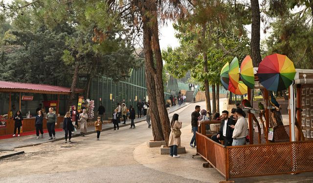 Gaziantep Doğal Yaşam Parkı, ara tatilde ziyaretçi rekoru kırdı