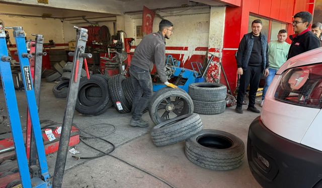 Gaziantep’te lastikçilerde telaş başladı!