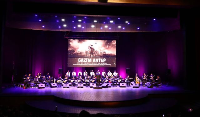 "Gazi’m Antep" konseri coşkuyla gerçekleşti