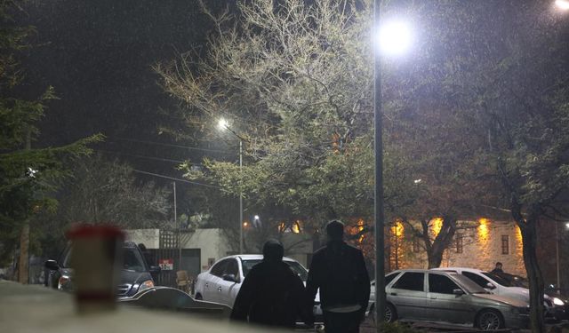 2025’in ilk karı Harput’ta yağmaya başladı