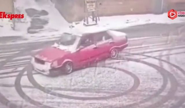 Ehliyetsiz drift yapan sürücüye ağır ceza