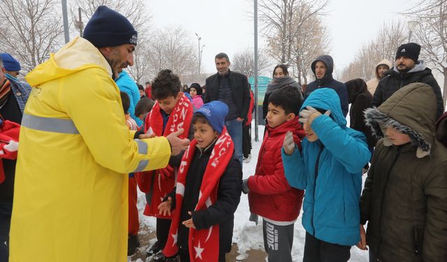 Büyükşehir’den çocuklara kar sürprizi