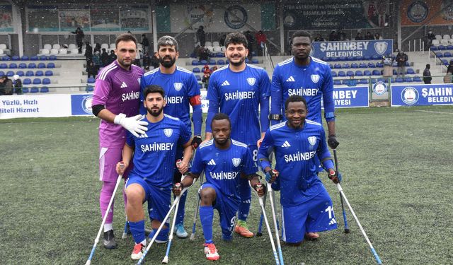 Şahinbey Ampute’den farklı galibiyet 7-0