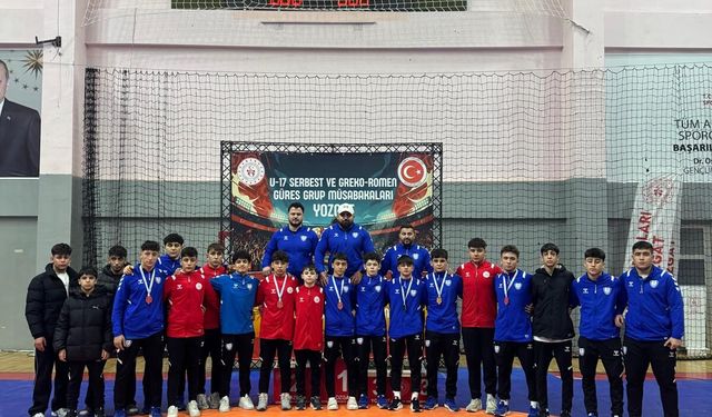 Şahinbey Belediyespor’dan güreşte büyük başarı